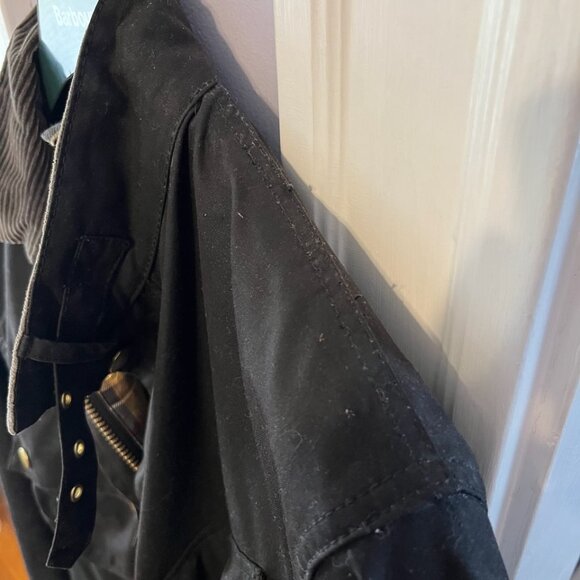 Barbour International Original Waxed Jacket, Black Size 38 - Picture 6 of 8